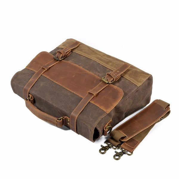 Waxed Canvas Messenger Bag |