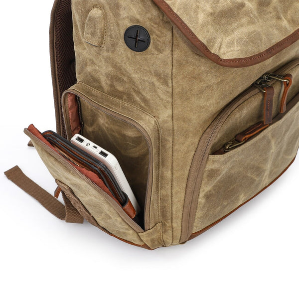 Canvas DSLR Camera Backpack |