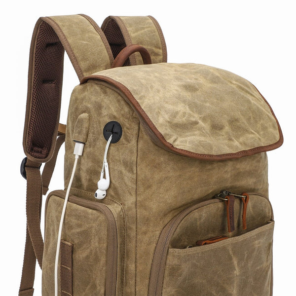 Canvas DSLR Camera Backpack |