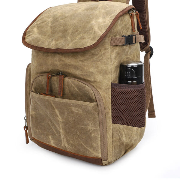 Canvas DSLR Camera Backpack |