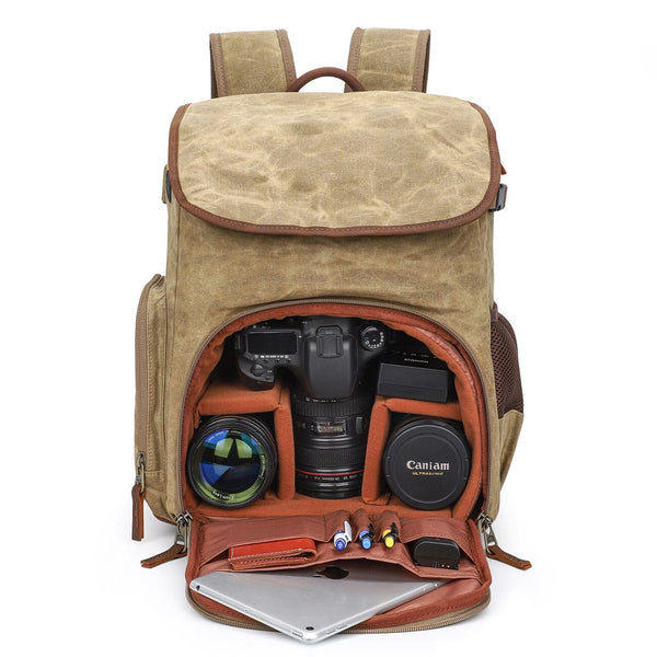 Canvas DSLR Camera Backpack |