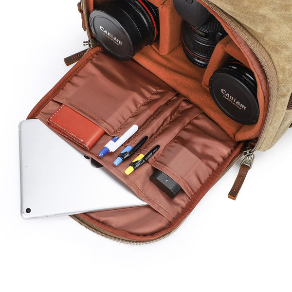 Canvas DSLR Camera Backpack |