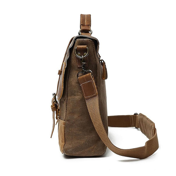 Waxed Canvas Messenger Bag |