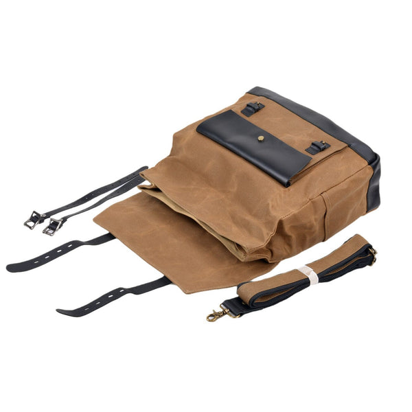 Canvas Motorcycle Saddlebag |