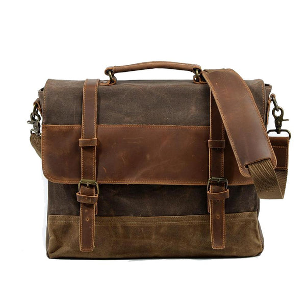 Waxed Canvas Messenger Bag |