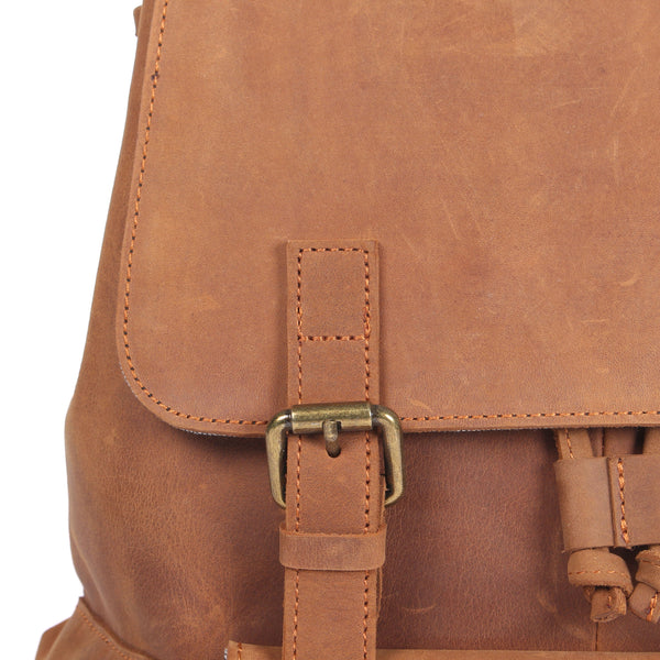 Leather Drawstring Backpack | 