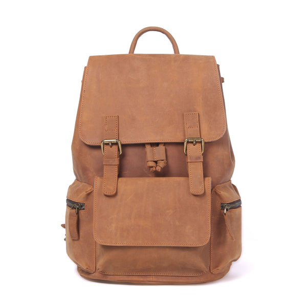 Leather Drawstring Backpack | 