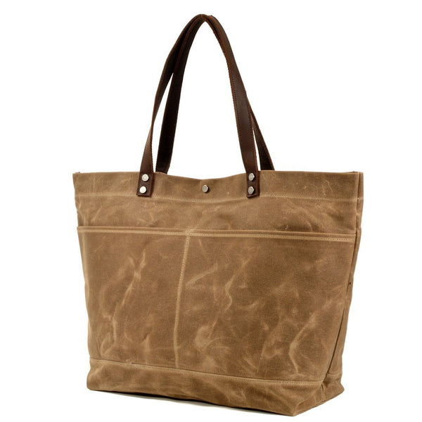 Waxed Canvas Tote Bag |