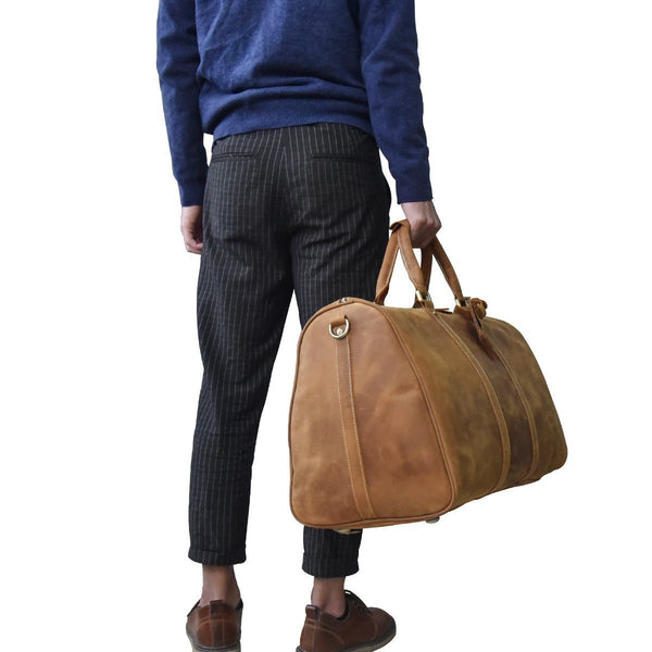 Brown Leather Holdall |