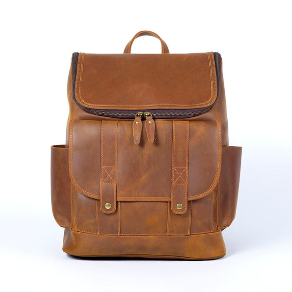 Leather Work Backpack |