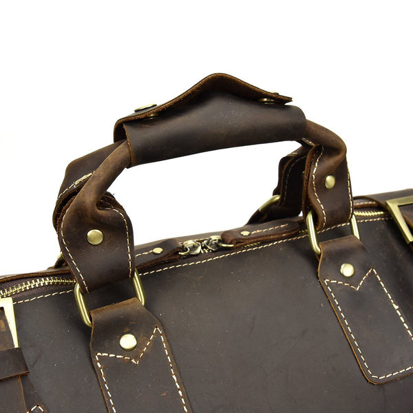 Leather Duffel Bag |