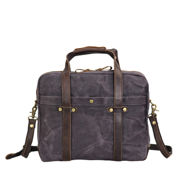 Waxed Canvas Briefcase |