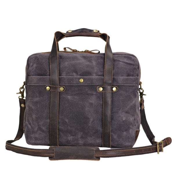 Waxed Canvas Briefcase |