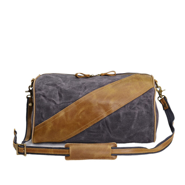 Waxed Canvas & Leather Sling Bag |