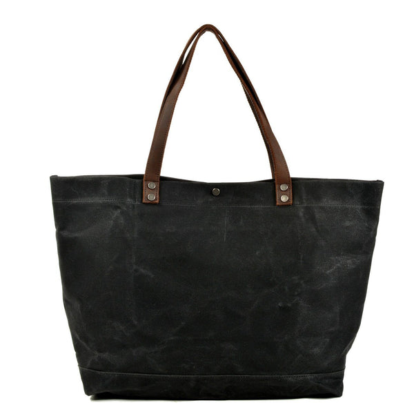 Waxed Canvas Tote Bag |