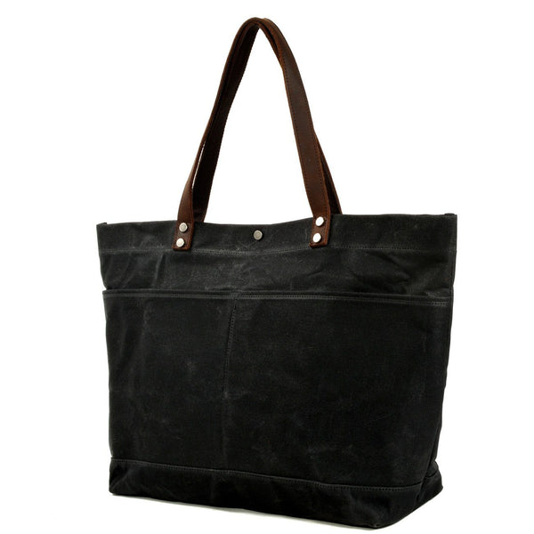 Waxed Canvas Tote Bag |