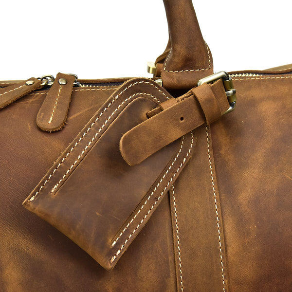 Brown Leather Holdall |