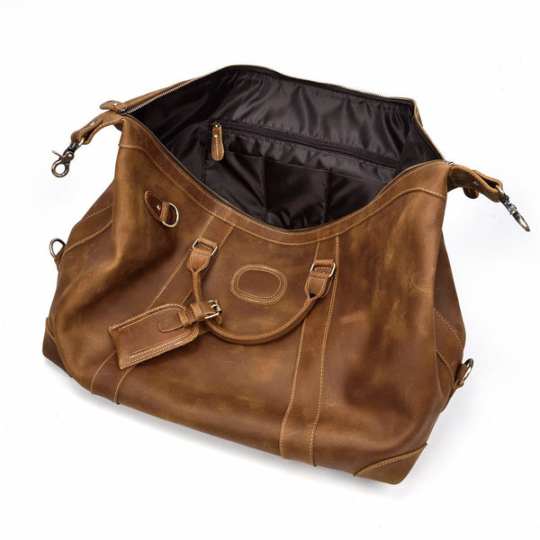 Leather Holdall Bag |