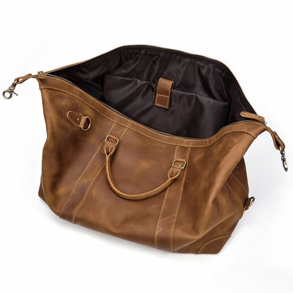 Leather Holdall Bag |