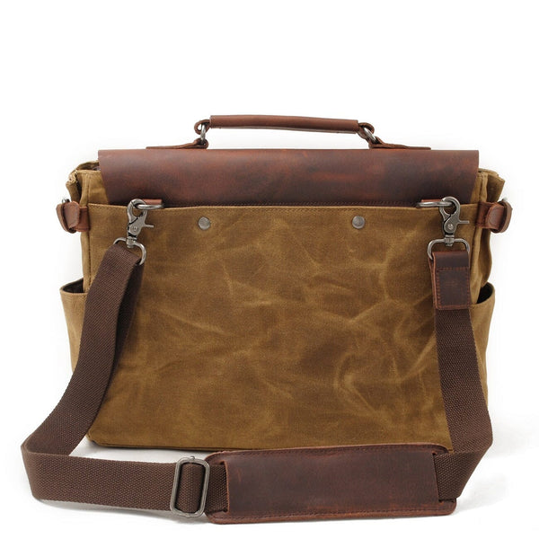 Canvas Crossbody Messenger Bag |