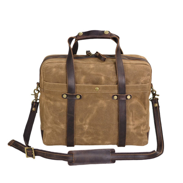 Waxed Canvas Briefcase |