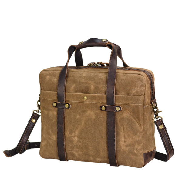 Waxed Canvas Briefcase |