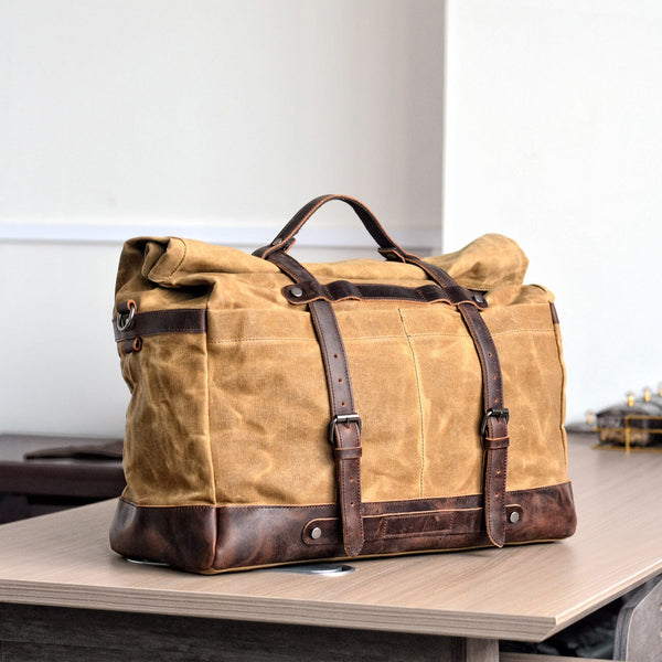 Waxed Canvas Duffle Bag | NUNAVUT