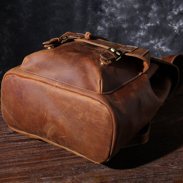 Leather Knapsack |