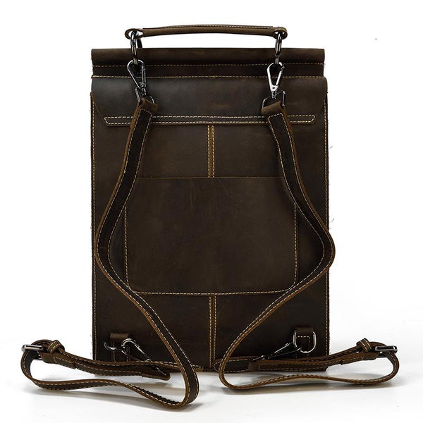 Leather Rucksack Handbag |