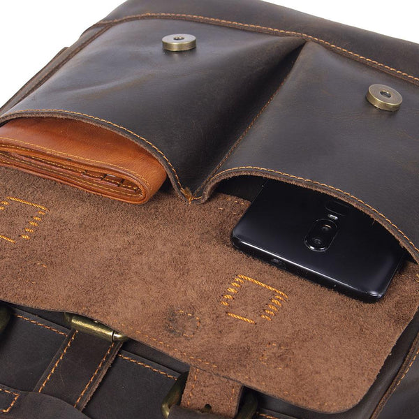 Leather Laptop Bag |