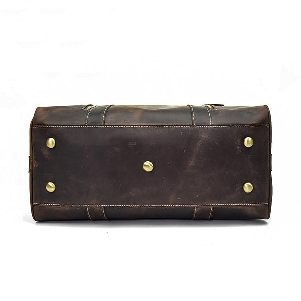 Leather Overnight Bag |