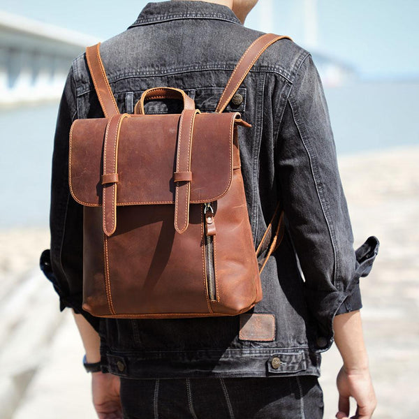 Small Leather Rucksack |