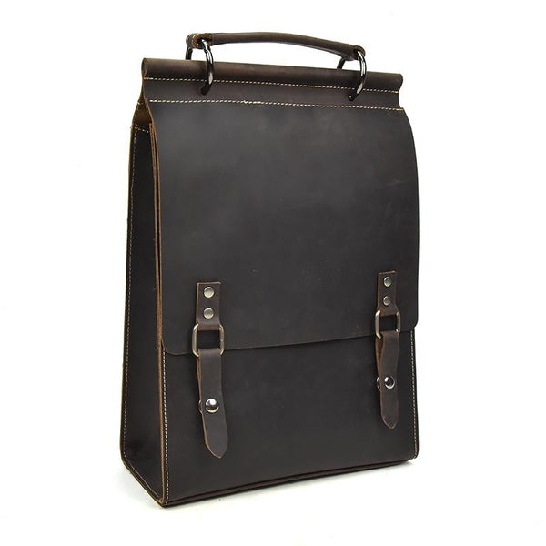 Leather Rucksack Handbag |