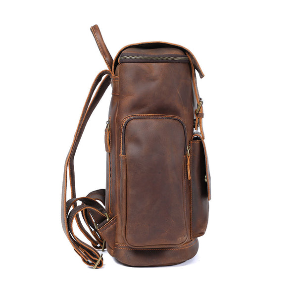 Leather Laptop Backpack |