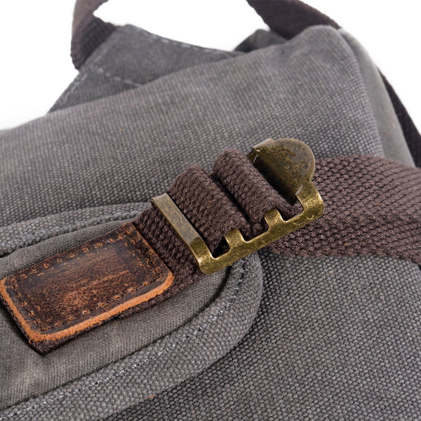 Canvas Leather Backpack |