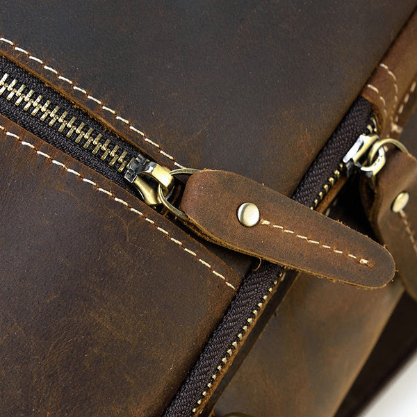 Leather Rucksack Backpack |