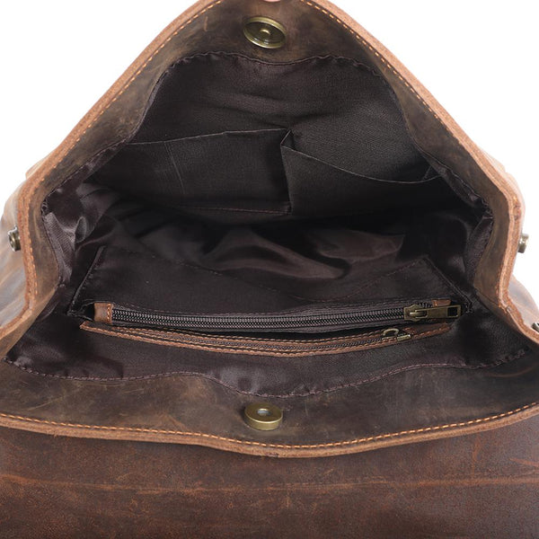 Vintage Leather Backpack |