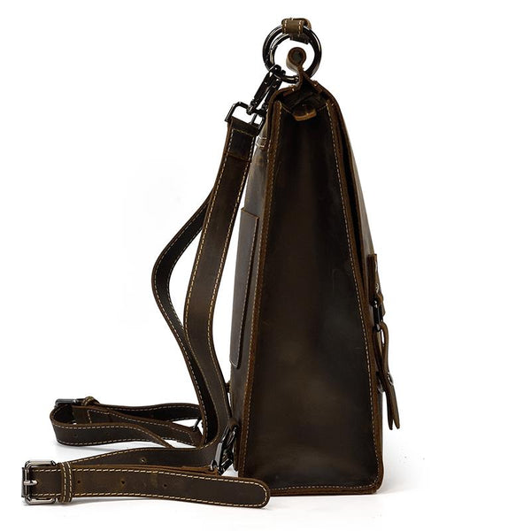 Leather Rucksack Handbag |