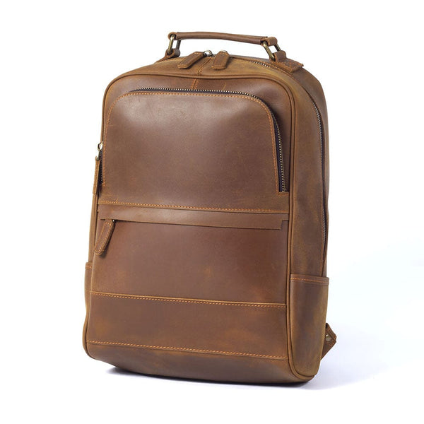 Real Leather Backpack |