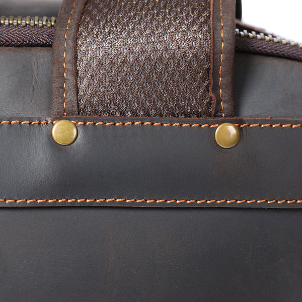 Leather Laptop Rucksack |