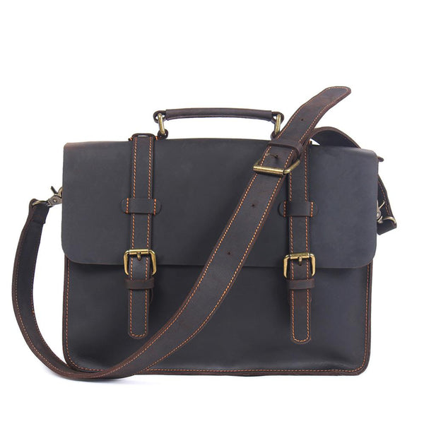 Leather Courier Bag |