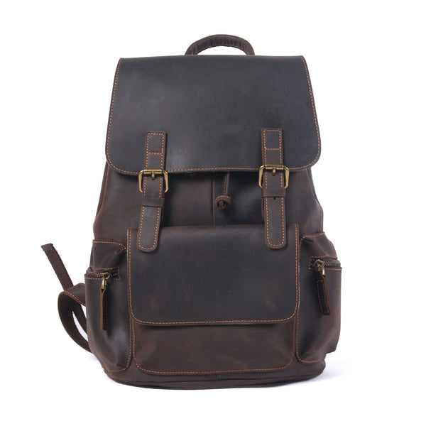 Leather Drawstring Backpack | 