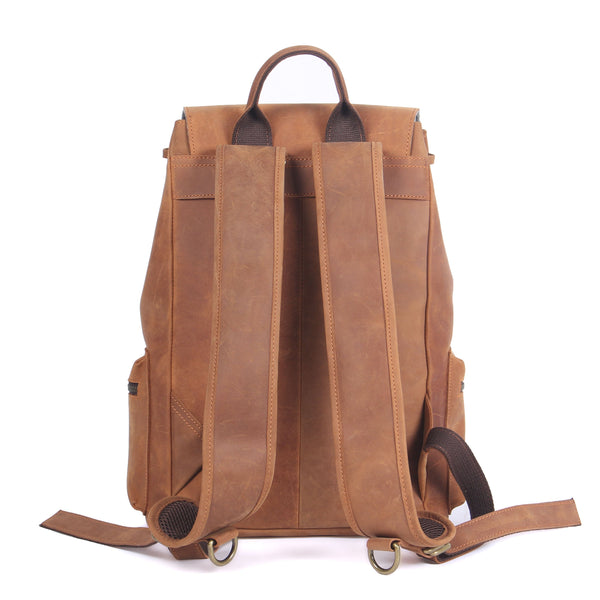 Leather Drawstring Backpack | 