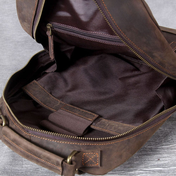 Real Leather Backpack |