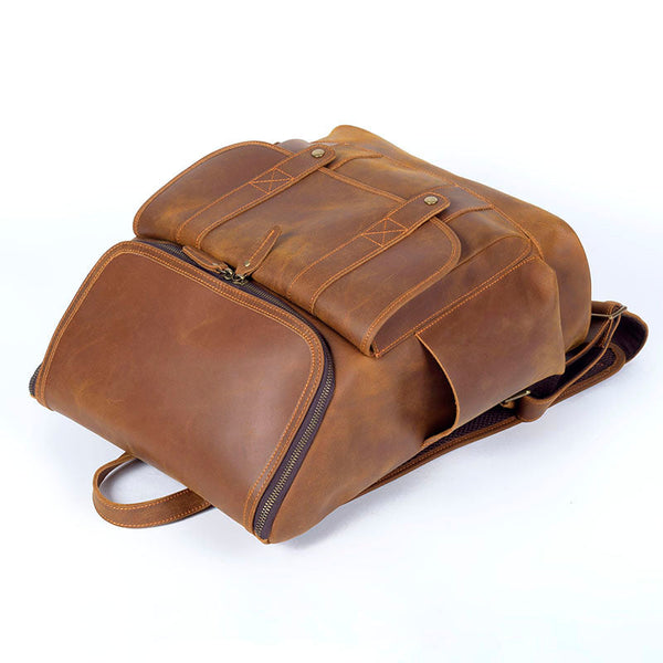 Leather Work Backpack |