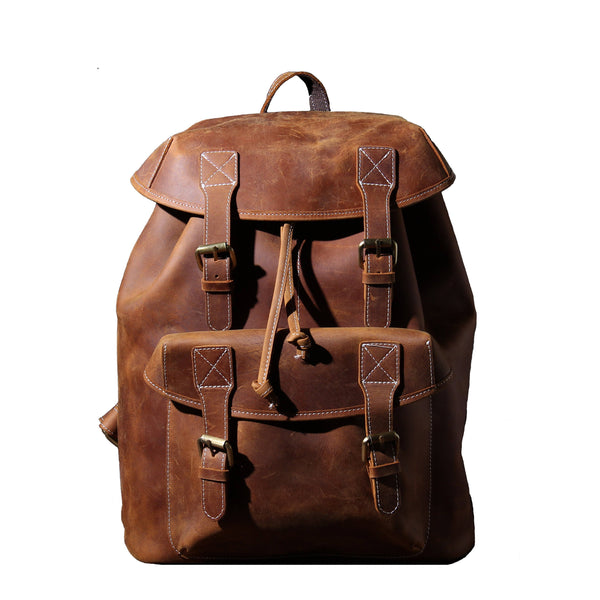 Leather Knapsack |