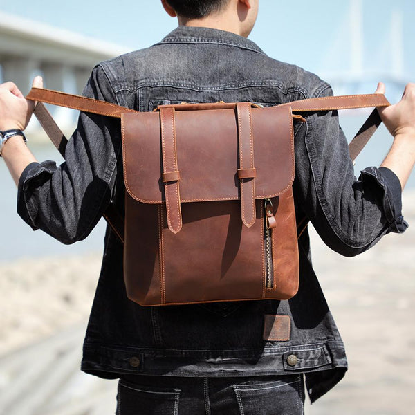 Small Leather Rucksack |