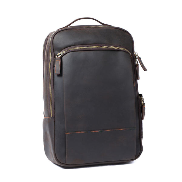 Leather Laptop Rucksack |