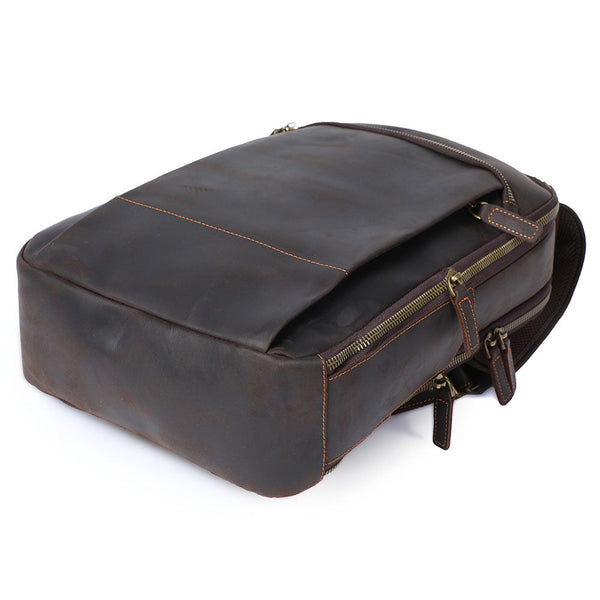 Leather Laptop Rucksack |