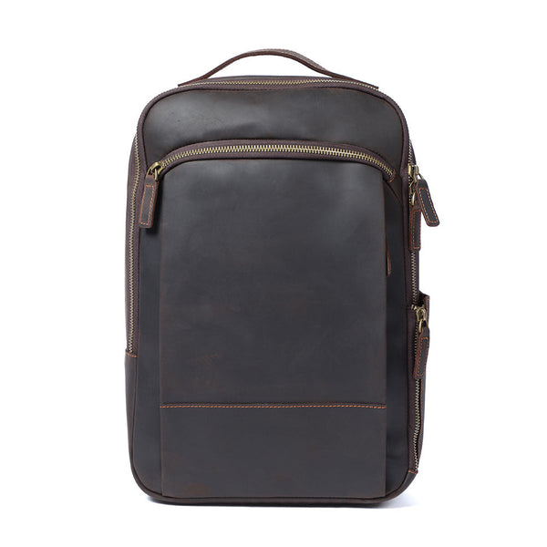 Leather Laptop Rucksack |